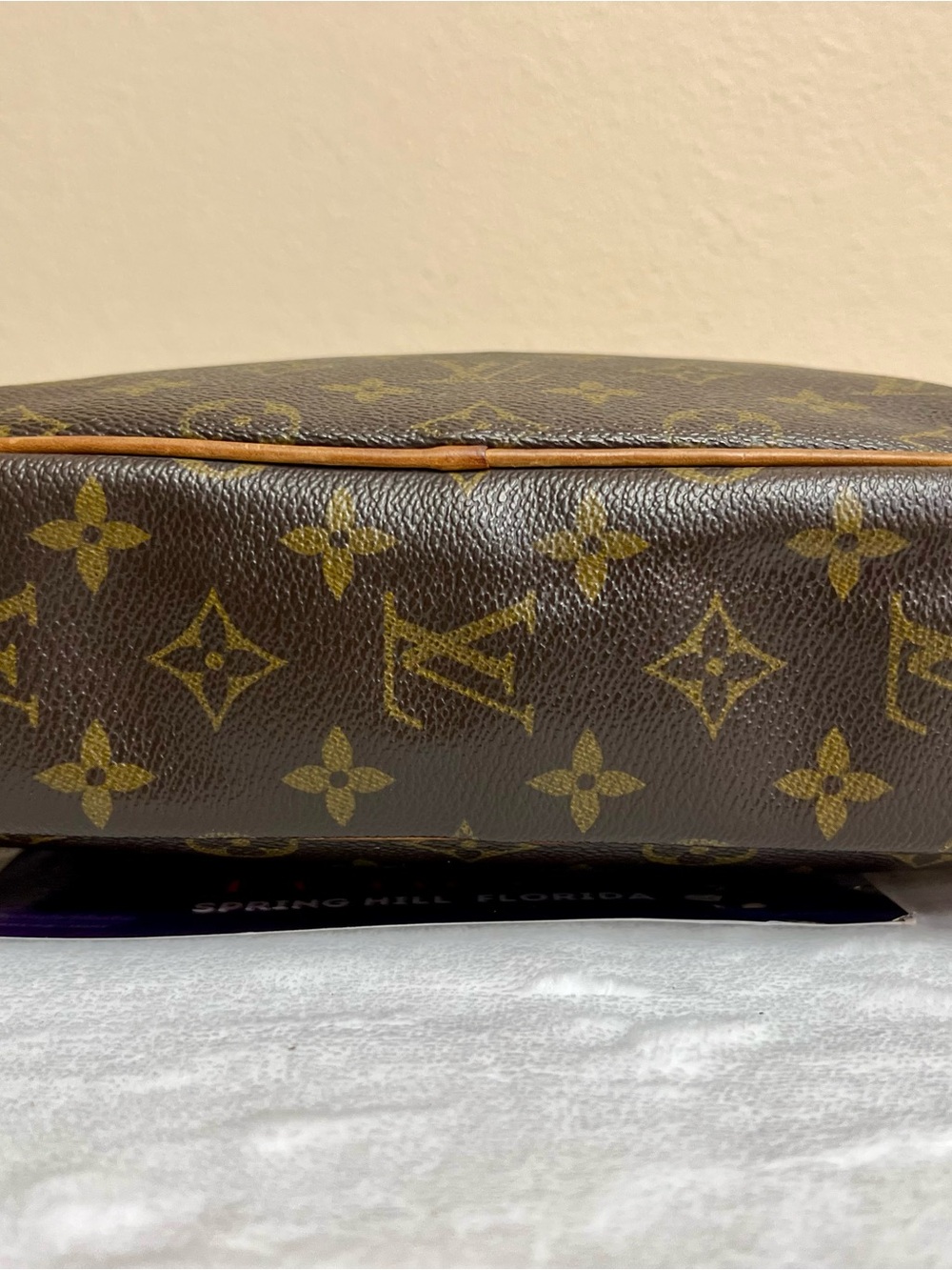 AUTH LOUIS VUITTON COMPIEGNE 28 CLUTCH - Picture 2 of 16